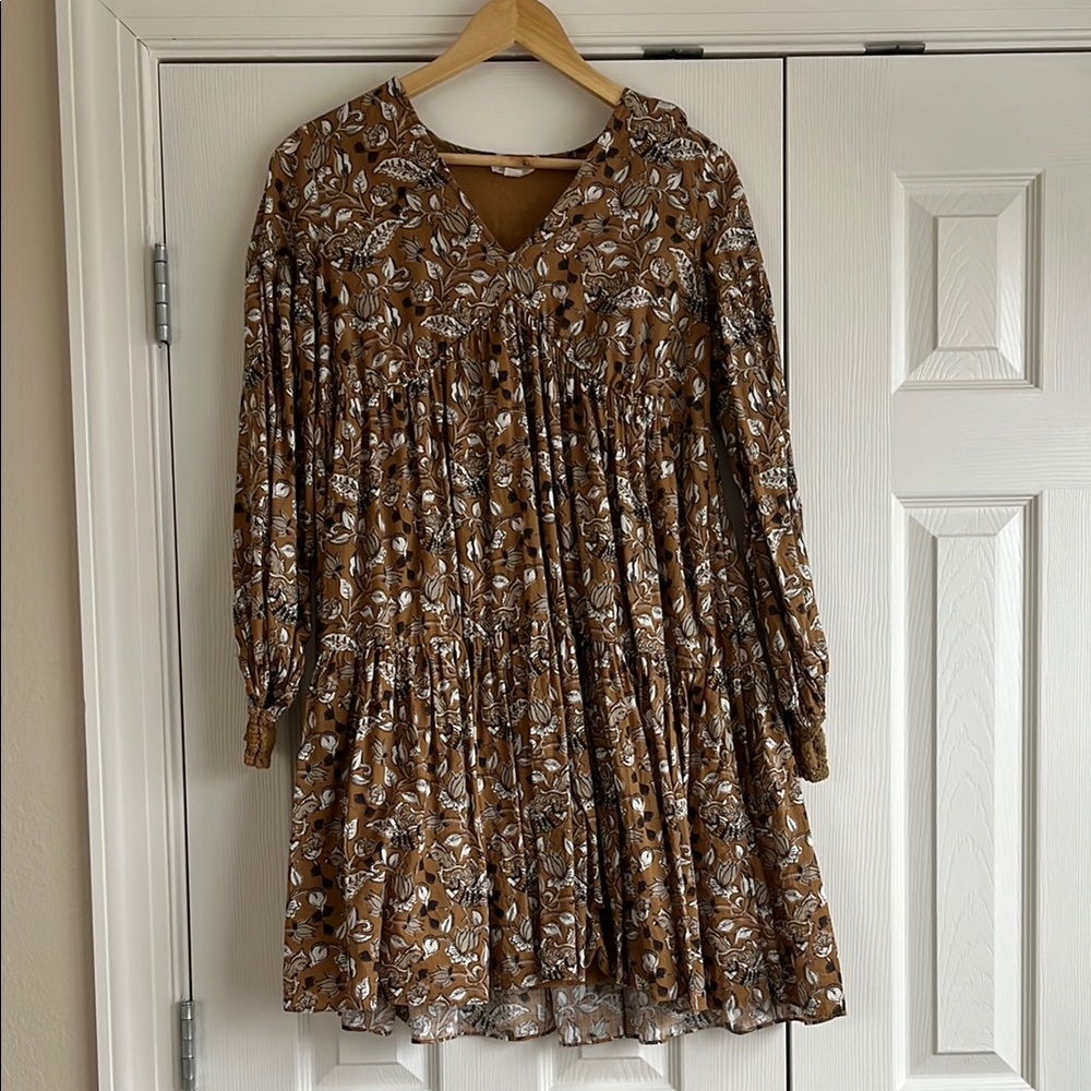 Anthropologie Floral Print Dress
